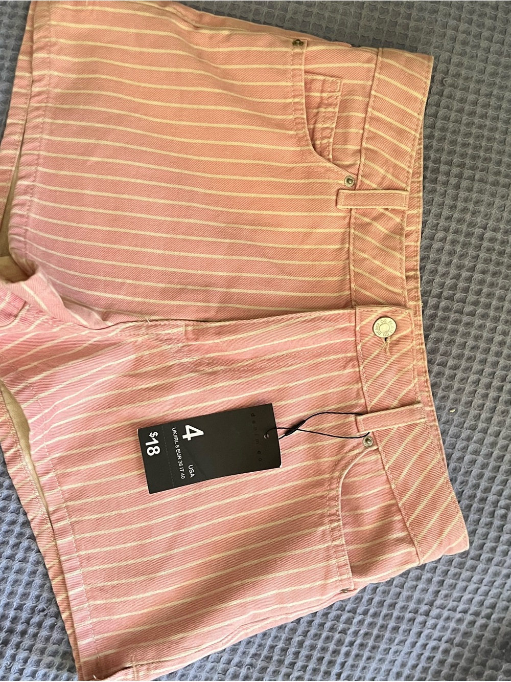 Brand New W/Tags Denim like shorts